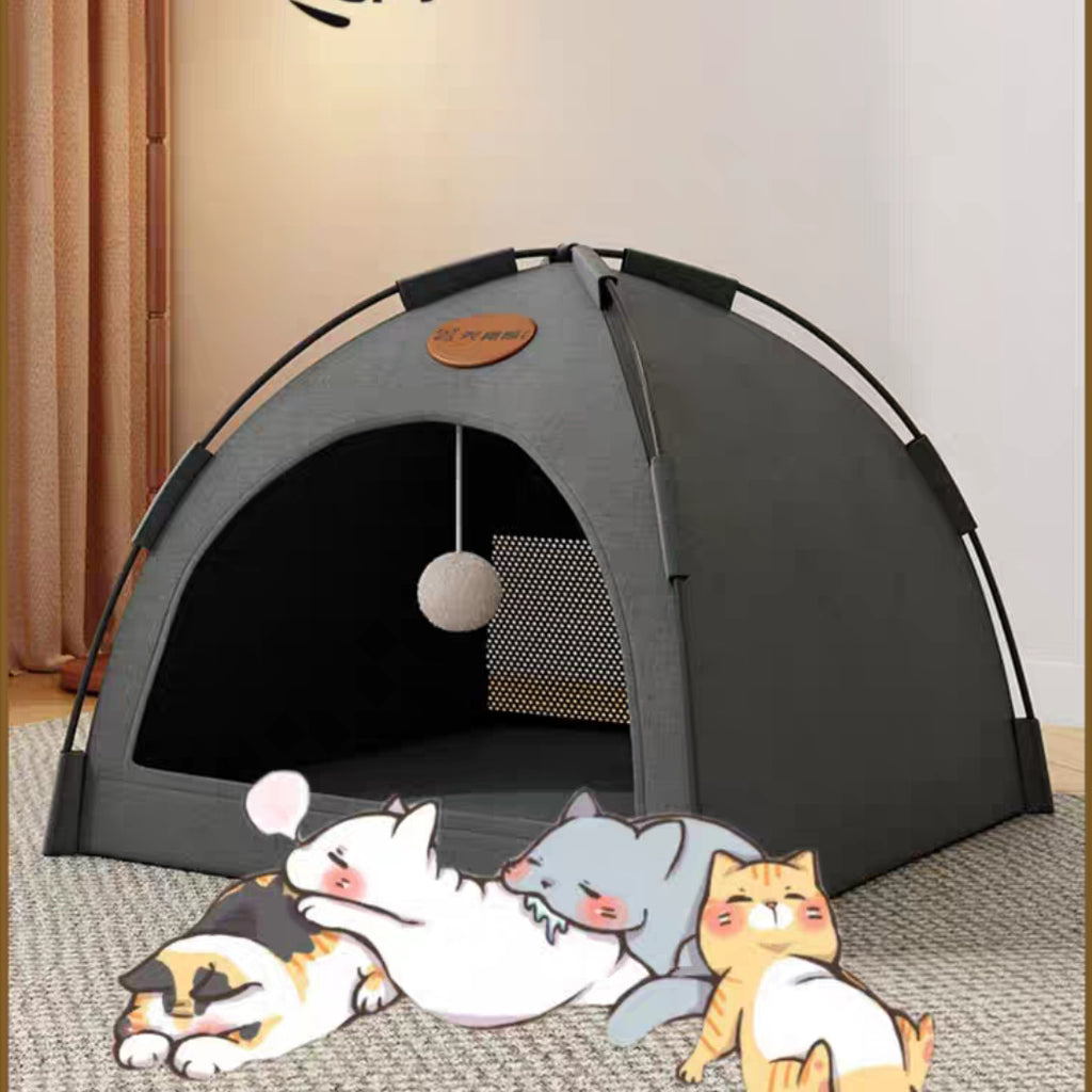 Cat's nest tent Small dog Teddy's kennel Universal all-season removable cat villa house