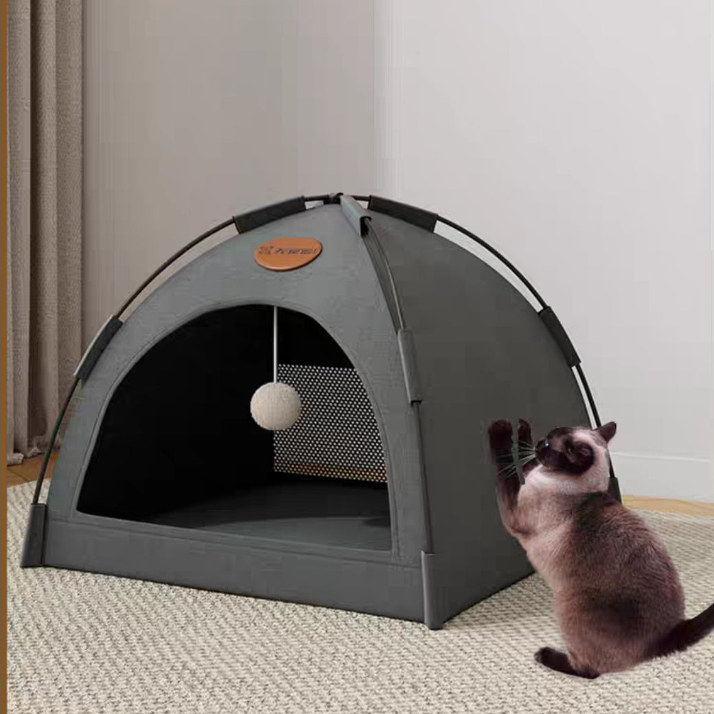 Cat's nest tent Small dog Teddy's kennel Universal all-season removable cat villa house
