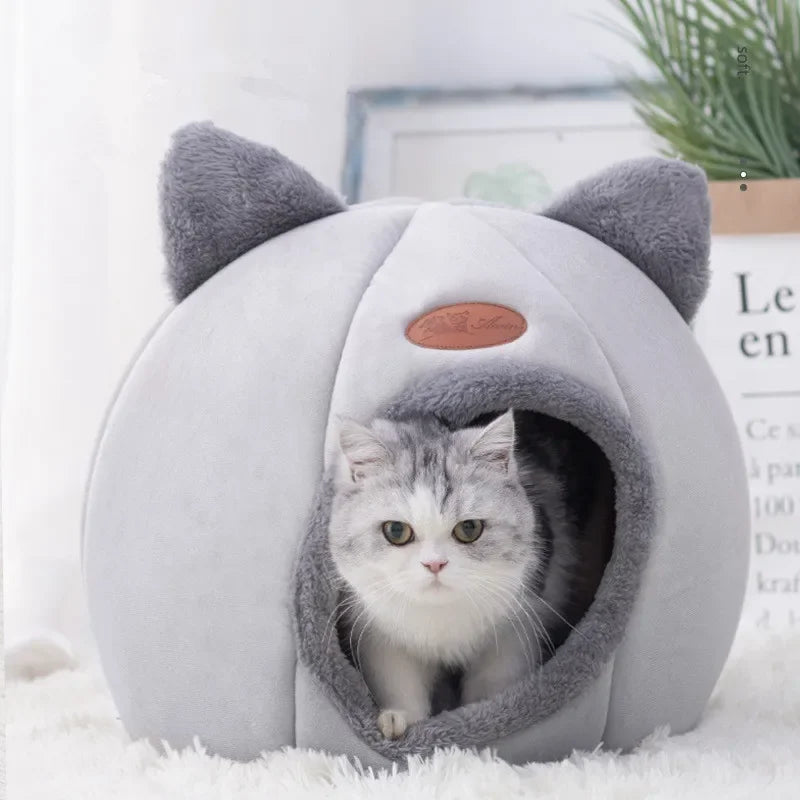 Large Warm Cat Nest Home Pet Nest Winter Windproof And Cold-Resistant Pet Bed