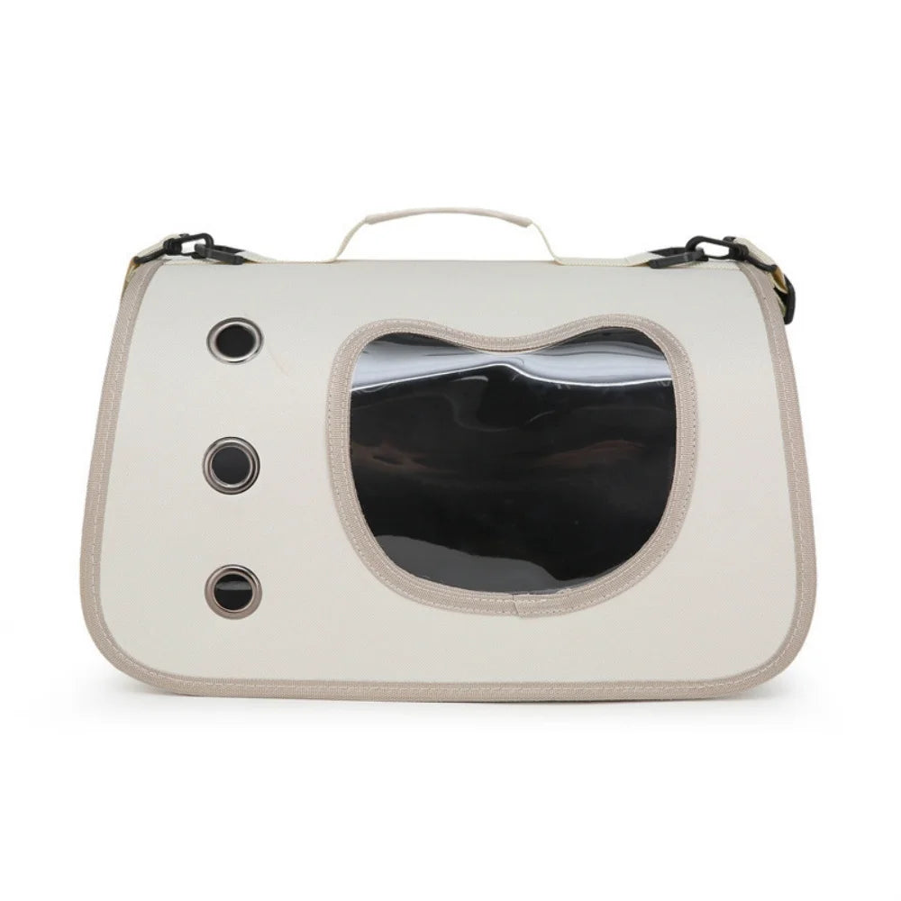 Portable Pet Carrier Bag for Small Dogs Cats Outdoor Foldable Cat Bag Breathable Bag.