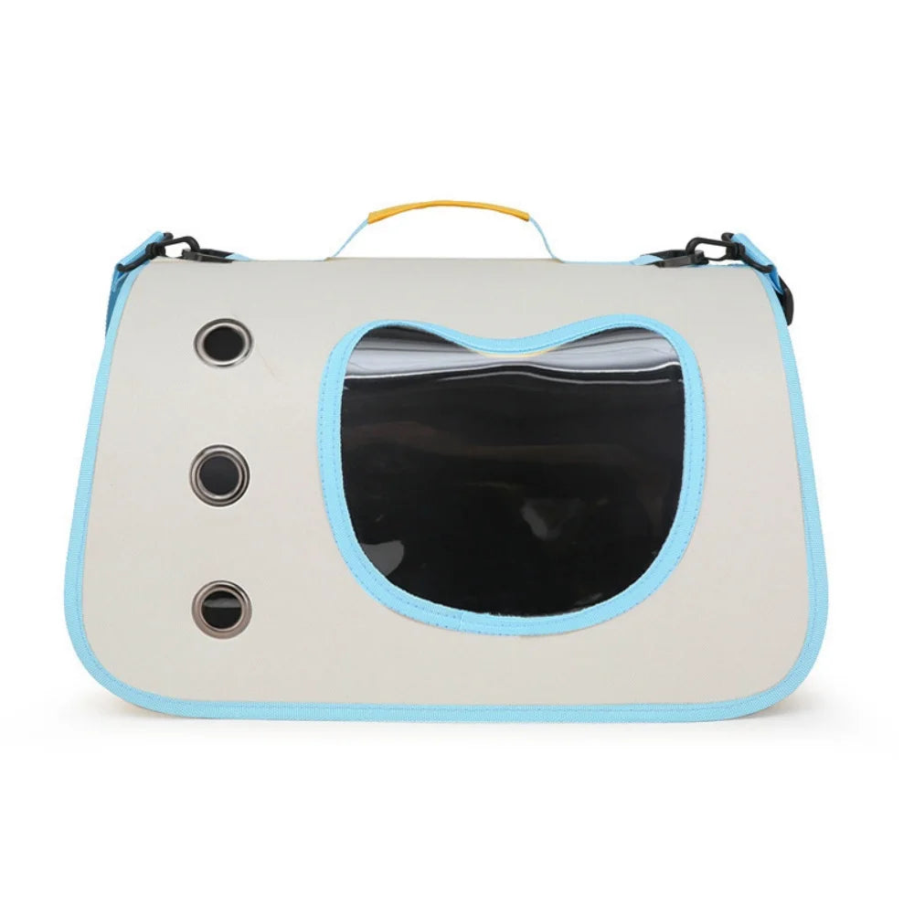 Portable Pet Carrier Bag for Small Dogs Cats Outdoor Foldable Cat Bag Breathable Bag.