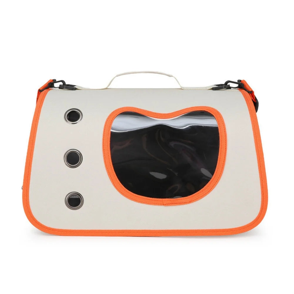 Portable Pet Carrier Bag for Small Dogs Cats Outdoor Foldable Cat Bag Breathable Bag.